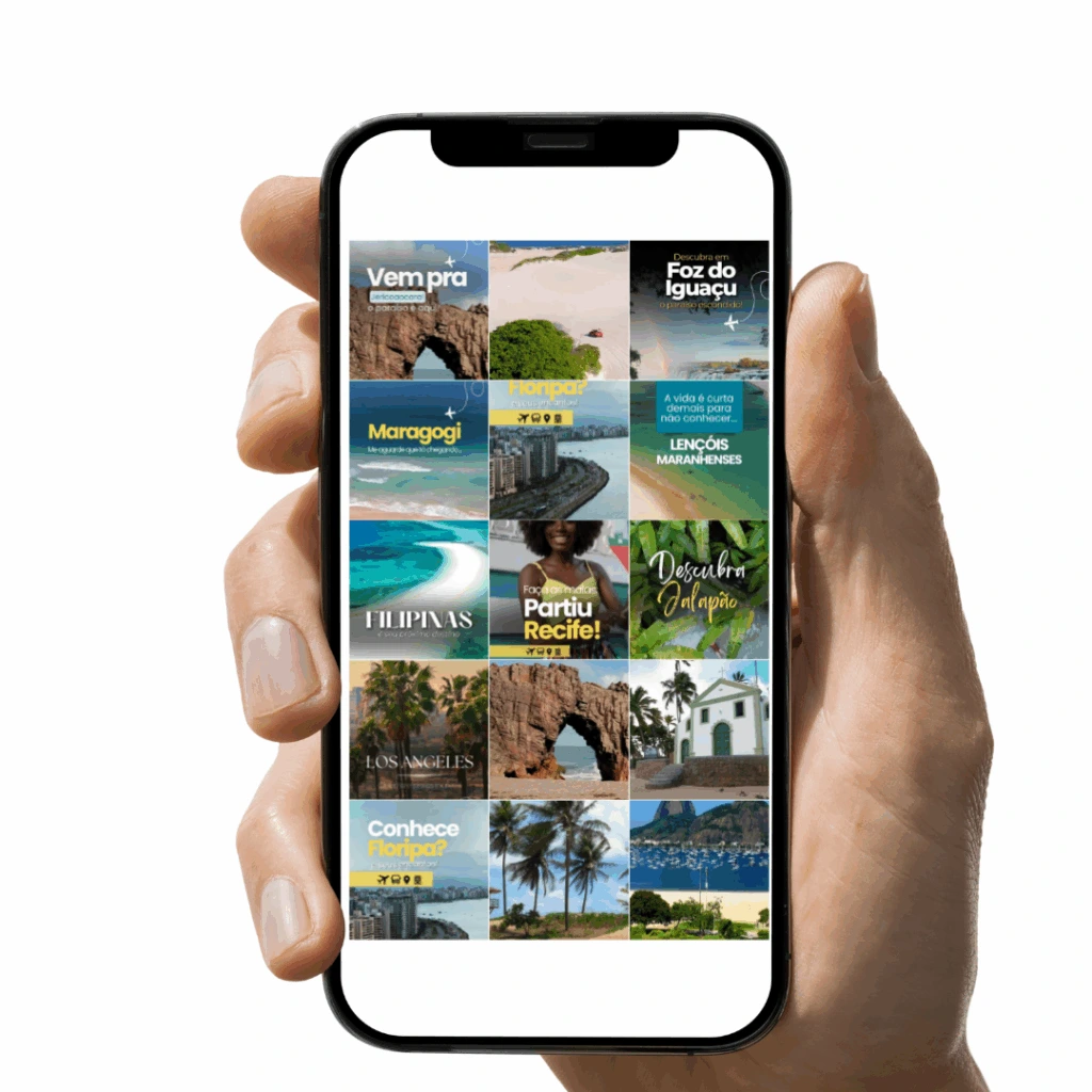 Seu perfil com vídeos